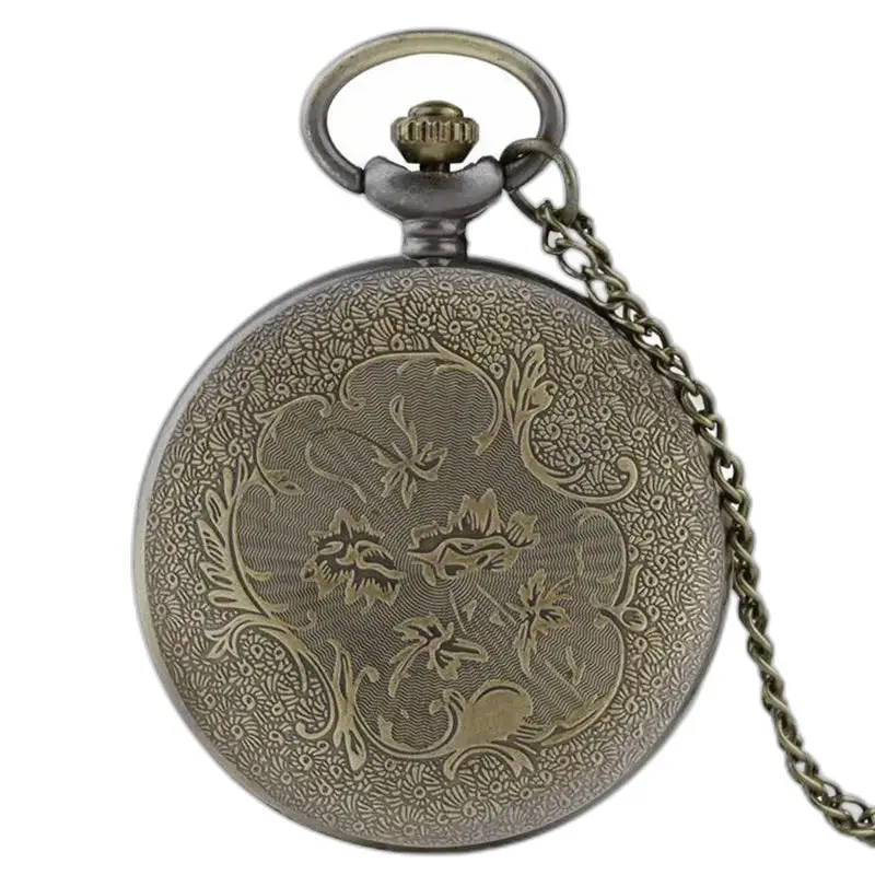 Montre à Gousset Collier New York Vintage Bronze