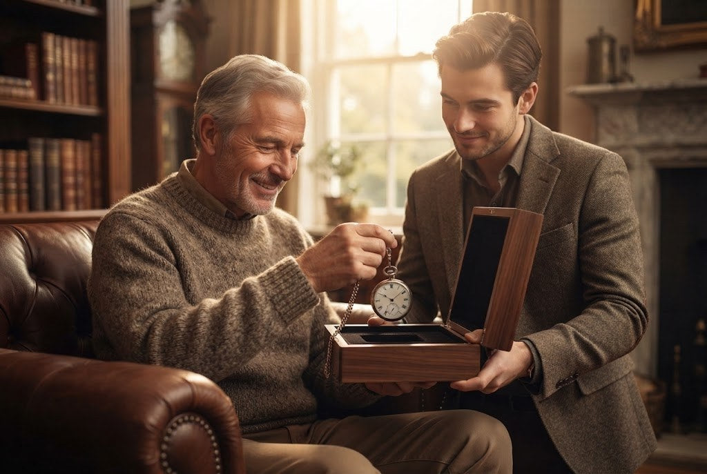Montre à Gousset Mécanique Open Face Homme - La sobriété qui ne vieillit pas